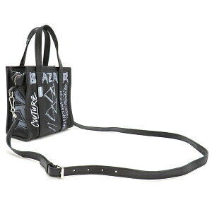 Balenciaga Shopper Graffiti XXS Black Bag Leather Bazaar